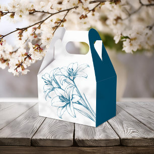 Ballotins Mariage en plan bleu Lily