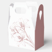 Ballotins Mariage en plan rose Lily (Ouvert)