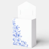 Ballotins Mariage en porcelaine bleue (Ouvert)