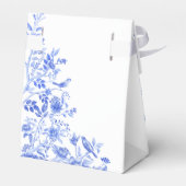 Ballotins Mariage en porcelaine bleue (Arrière)