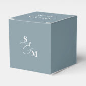 Ballotins Mariage Esperluette de Script de Monogramme Classi (Verso)