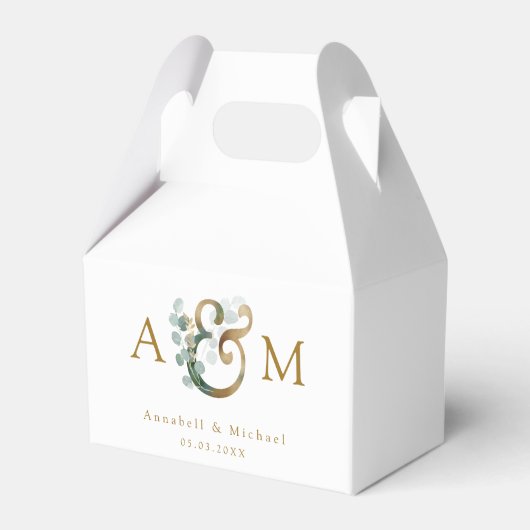 Ballotins Mariage Eucalyptus Elégant moderne (Verso)