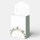 Ballotins Mariage Eucalyptus Gold Sage Merci (Ouvert)