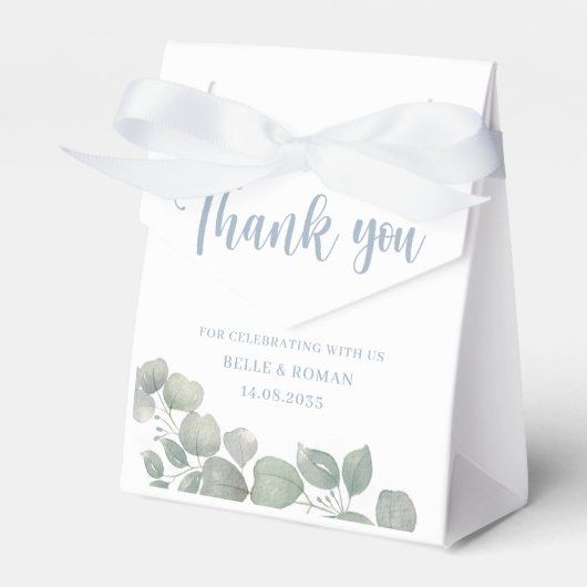 Ballotins Mariage Eucalyptus Vert Sage Rustique (Verso)