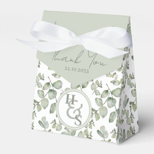 Ballotins Mariage Eucalyptus Vert Sage Rustique (Verso)