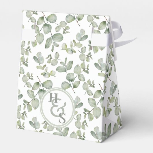 Ballotins Mariage Eucalyptus Vert Sage Rustique (Arrière)