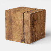 Ballotins Mariage Faux Barn Wood Bucket et White Daisy (Arrière)