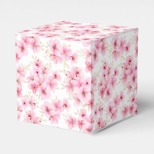 Ballotins Mariage Favor Box-Flowers Ballotin (Verso)