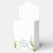 Ballotins Mariage Favor Boxes Aquarelle Verdure (Ouvert)