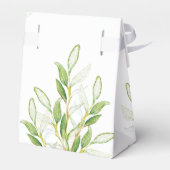 Ballotins Mariage Favor Boxes Aquarelle Verdure (Arrière)
