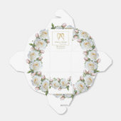 Ballotins Mariage Favor Personnaliser la verdure Rose (Déplié)