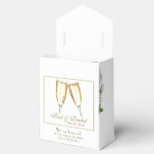 Ballotins Mariage Favor Personnaliser la verdure Rose (Ouvert)