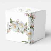 Ballotins Mariage Favor Personnaliser la verdure Rose (Arrière)