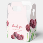 Ballotins Mariage Favoriser violet rose Allium Aquarelle Flo (Ouvert)