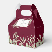 Ballotins Mariage Feuillage de verdure Or de Bourgogne (Verso)