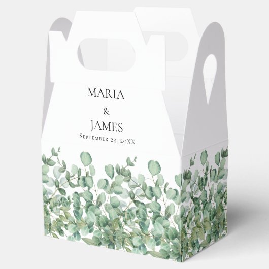 Ballotins Mariage Feuille de l'Eucalyptus (Ouvert)