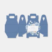 Ballotins Mariage Fleur Bleu (Déplié)