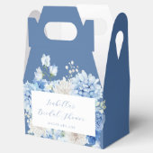 Ballotins Mariage Fleur Bleu Shower  (Ouvert)