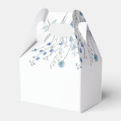 Ballotins mariage fleur sauvage bleu aquarelle (Arrière)