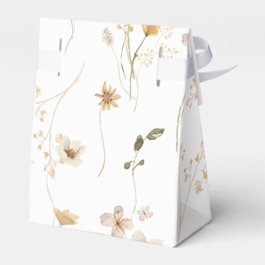 Ballotins Mariage Fleur sauvage Boho élégant du printemps (Arrière)