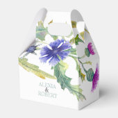 Ballotins Mariage fleur sauvage couleur aquarelle (Verso)