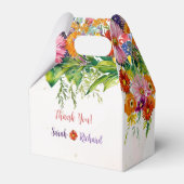 Ballotins Mariage fleur sauvage, Merci Floral Rustique & (Verso)