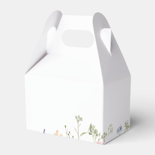 Ballotins Mariage Fleur sauvage multicouleur simple (Arrière)