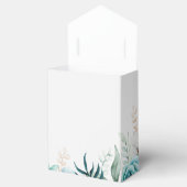 Ballotins Mariage Fleur sauvage turquoise et non blanc (Ouvert)