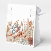 Ballotins Mariage Fleurs de Terracotta Aquarelle (Arrière)