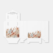 Ballotins Mariage Fleurs de Terre cuite à l'aquarelle (Déplié)