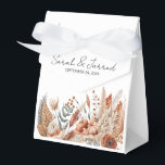 Ballotins Mariage Fleurs de Terre Cuite Aquarelle<br><div class="desc">Un bel arrangement de fleurs et de feuilles couleur terre cuite,  peintes à la main dans un style aquarelle</div>