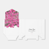 Ballotins Mariage fleurs tropicales (Déplié)
