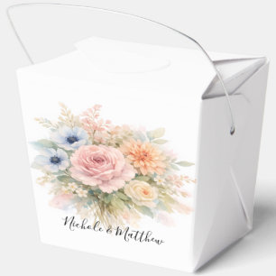 Ballotins Mariage Floral à l'Aquarelle Douce