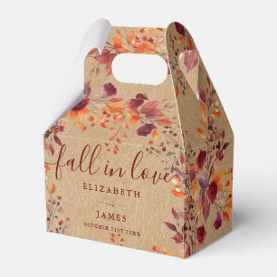 Ballotins Mariage Floral Automnal Rustique Coup de Foudre