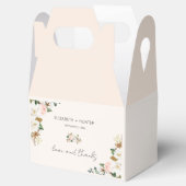 Ballotins Mariage floral blanc et rose vif (Ouvert)