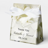 Ballotins Mariage floral blanc Hydrangea (Verso)