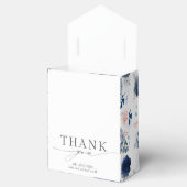 Ballotins Mariage floral bleu et rose (Ouvert)