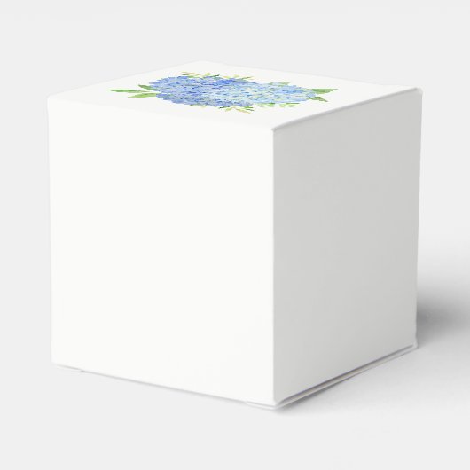 Ballotins Mariage Floral bleu Hydrangea (Arrière)