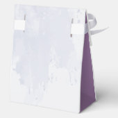 Ballotins Mariage floral bleu pourpre (Verso)