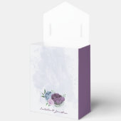 Ballotins Mariage floral bleu pourpre (Ouvrir)