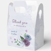 Ballotins Mariage floral bleu pourpre (Ouvrir)
