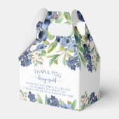 Ballotins Mariage floral bleuet merci ballotin (Arrière)