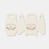 Ballotins Mariage floral Blush simple (Déplié)