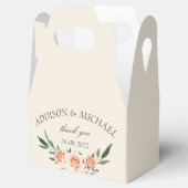 Ballotins Mariage floral Blush simple (Ouvert)