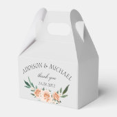 Ballotins Mariage floral Blush simple (Arrière)