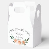 Ballotins Mariage floral Blush simple (Ouvert)