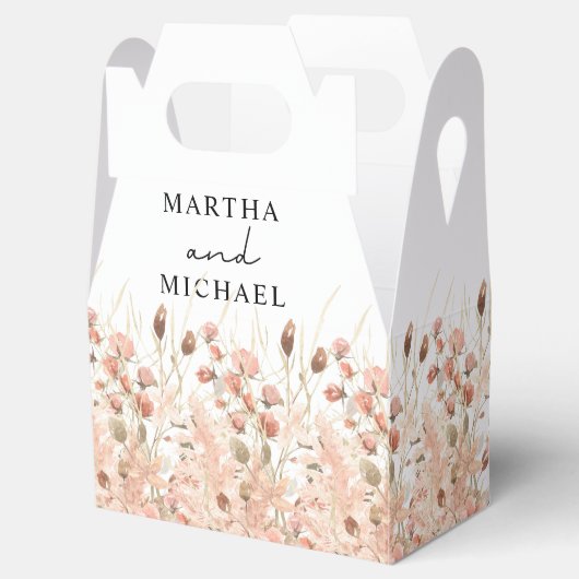 Ballotins Mariage floral boho minimal (Ouvert)