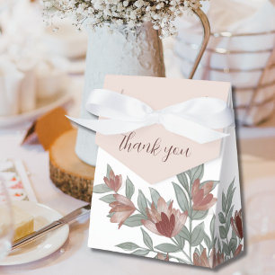 Ballotins Mariage floral Boho Terracotte & Blush