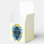 Ballotins Mariage floral citron soleil (Ouvert)