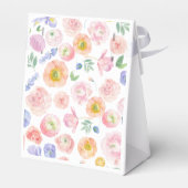 Ballotins Mariage floral de l'aquarelle de printemps (Arrière)